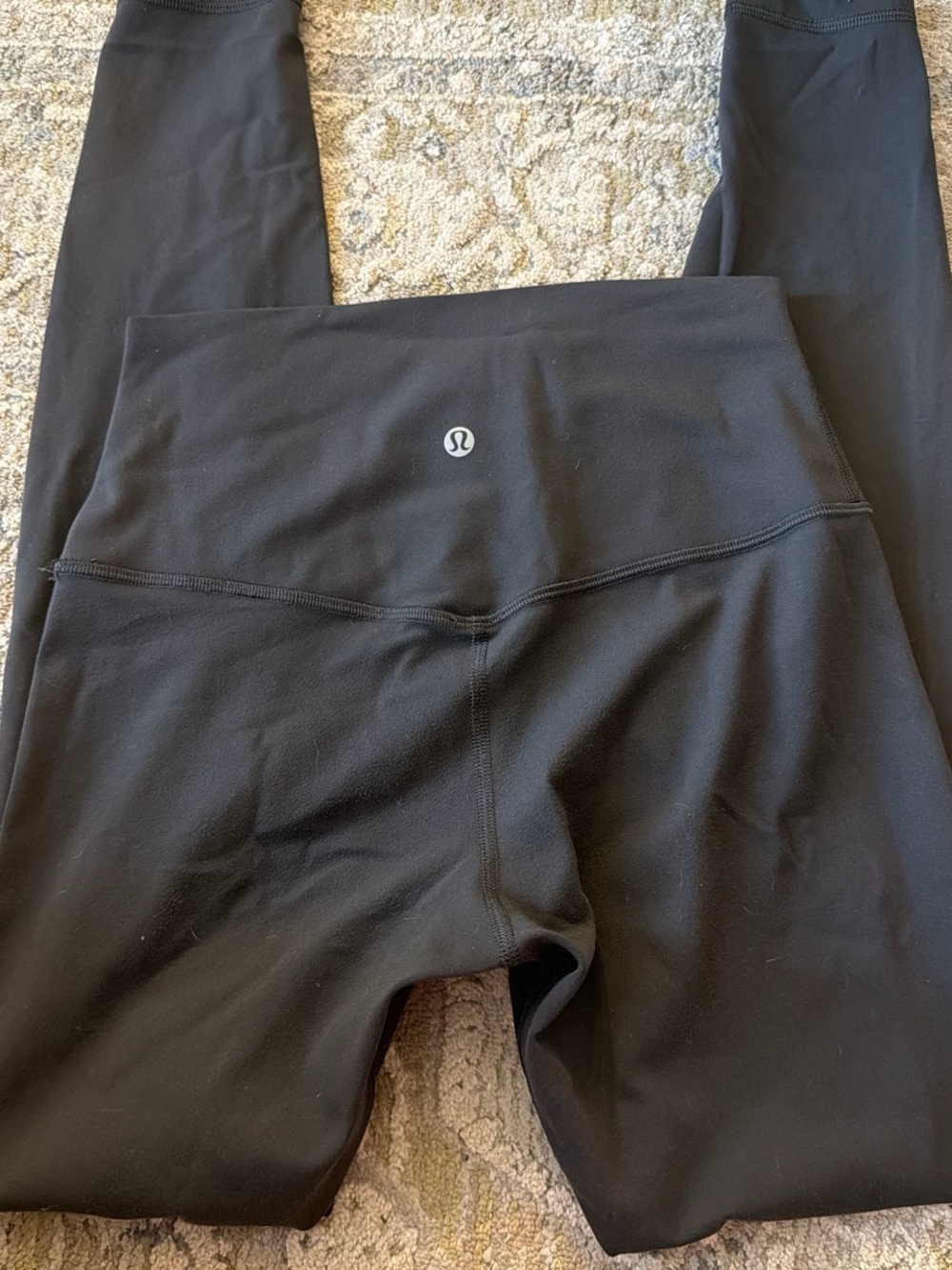 Lululemon charcoal grey align leggings 28”